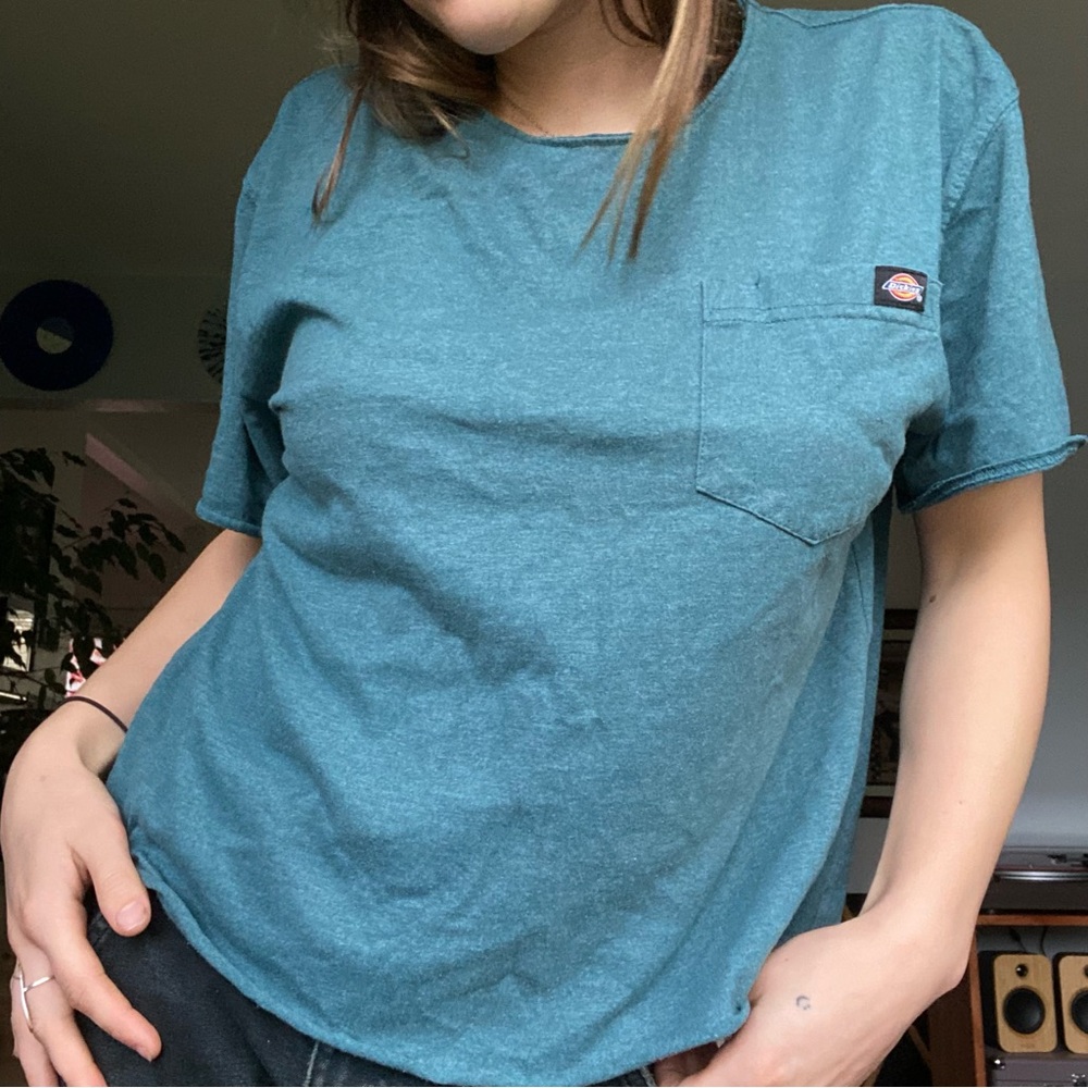 Teal Dickies Tee